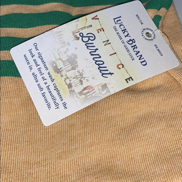 Lucky Brand Mens Yosemite Stripes Tee - Picture 4 of 7